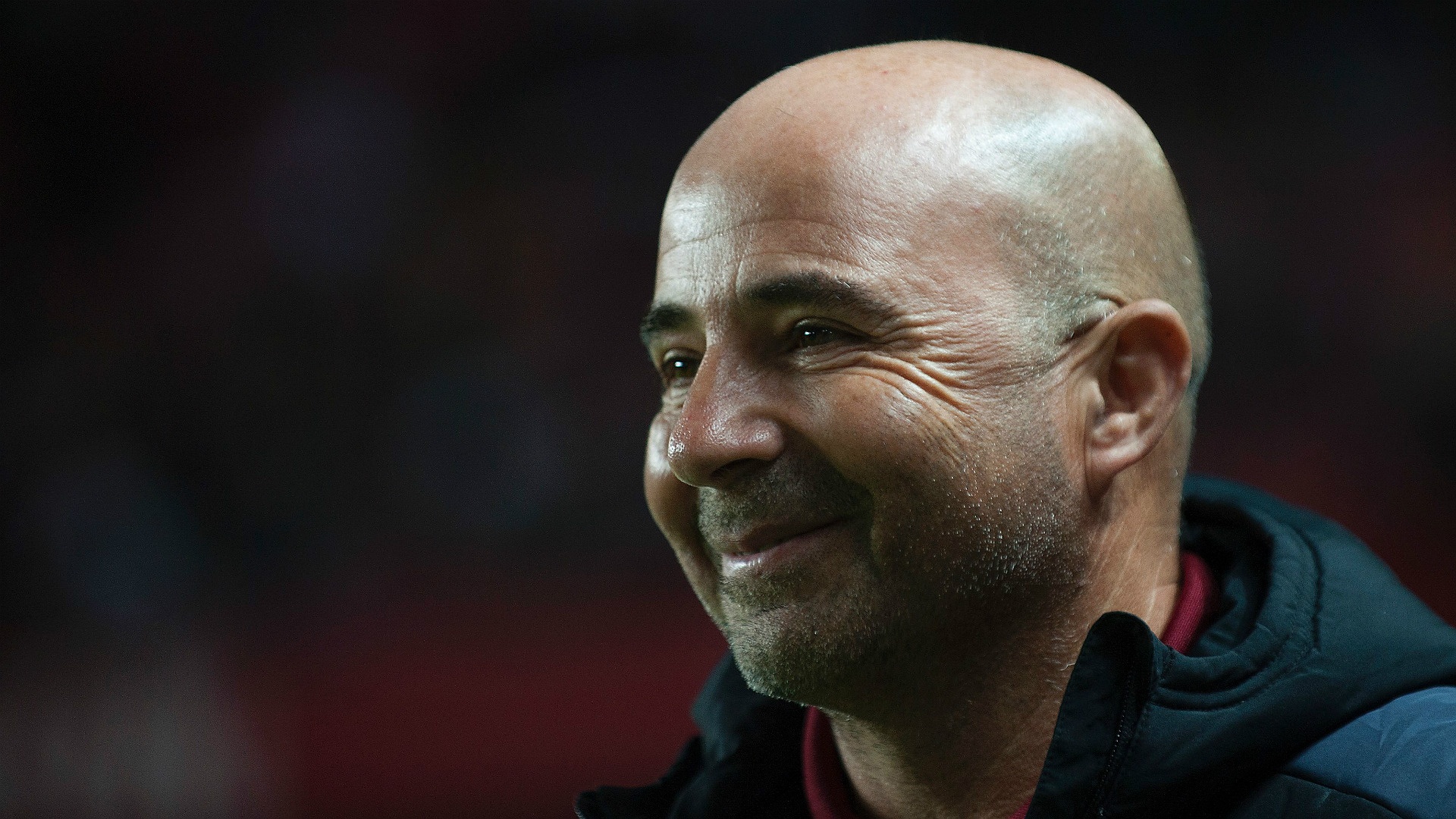 Jorge Sampaoli, lors d'un match de Liga entre Barcelone et Séville. AFP