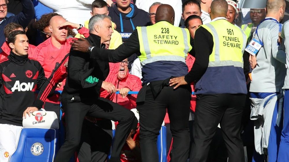 Mourinho was restrained. GOAL