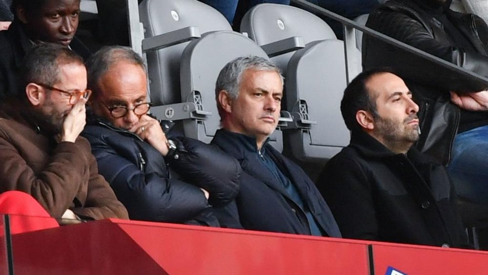 Mourinho was in attendance for Lille's home game with Montpellier. GOAL