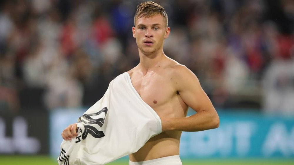 Kimmich pictured after Germany's 3-0 defeat to the Netherlands. GOAL