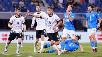 Kimmich restored parity just 2 minutes after Italy's goal. GOAL