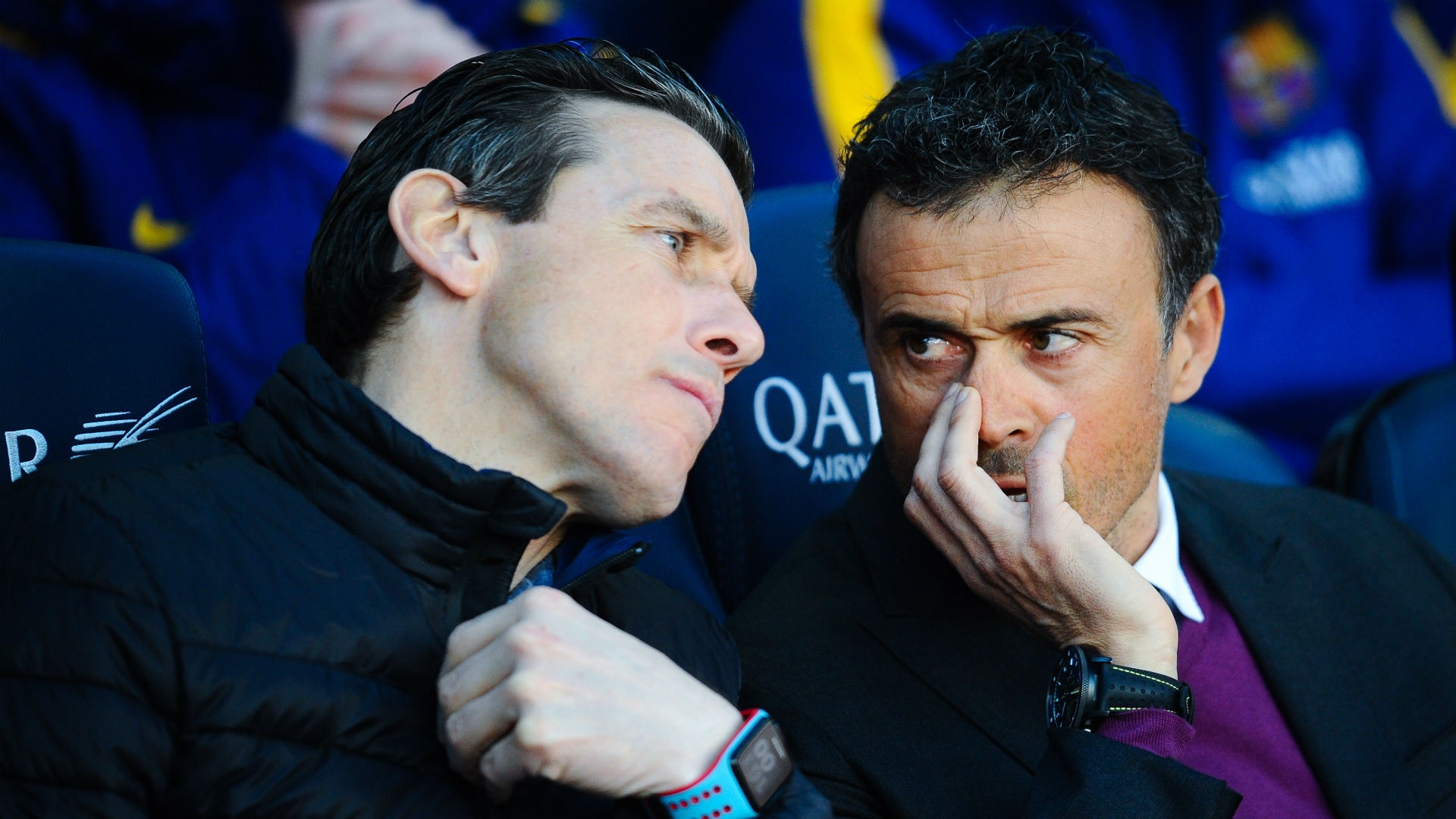 Juan Carlos Unzue and Luis Enrique