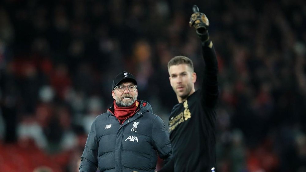 Klopp hails substitute keeper after Brighton win. GOAL