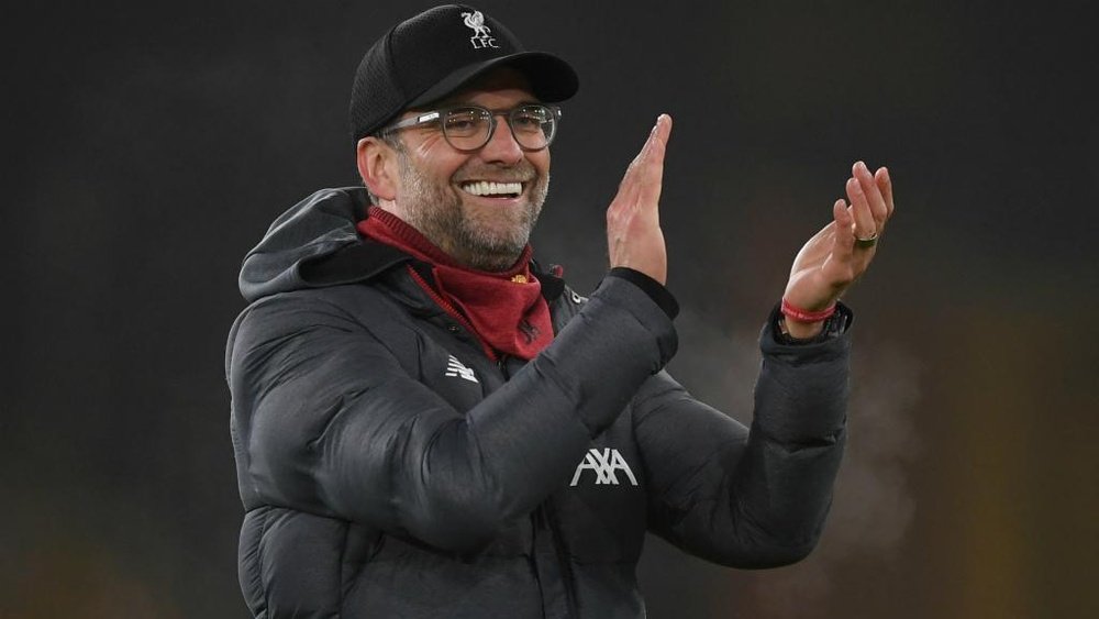 Klopp laughs off 'Inevitables' tag after Wolves win stretches Premier League lead. GOAL