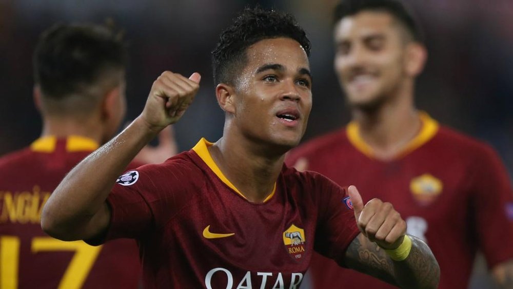 Kluivert moved to AS Roma from his boyhood club Ajax this summer. GOAL