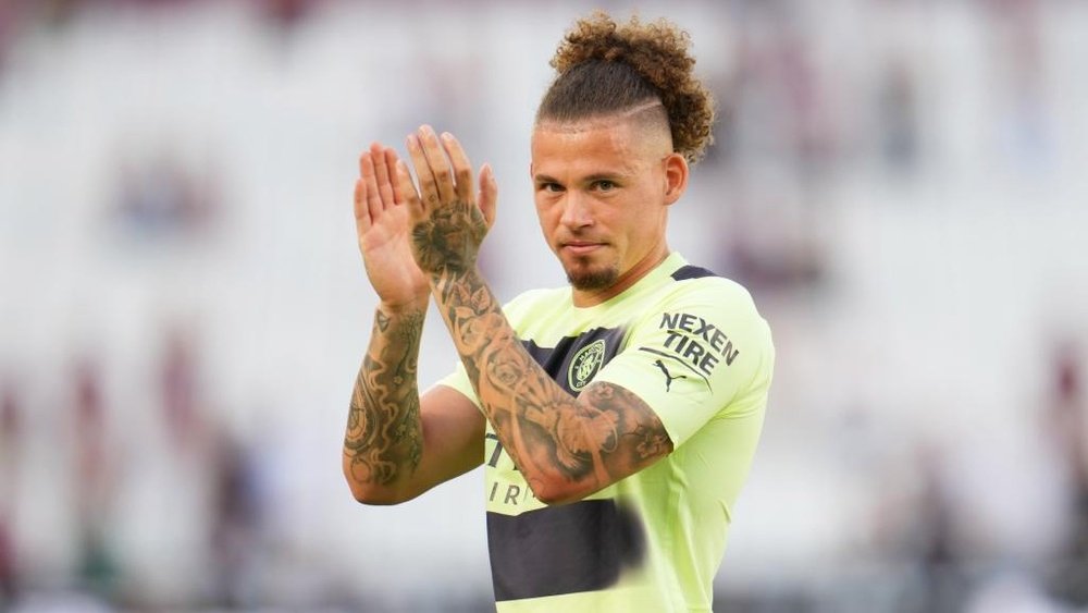Kalvin Phillips will not play for Man City before the World Cup. AFP