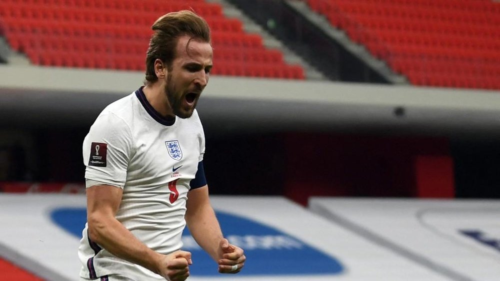 Harry Kane scored in a comfortable 0-2 win for England. GOAL