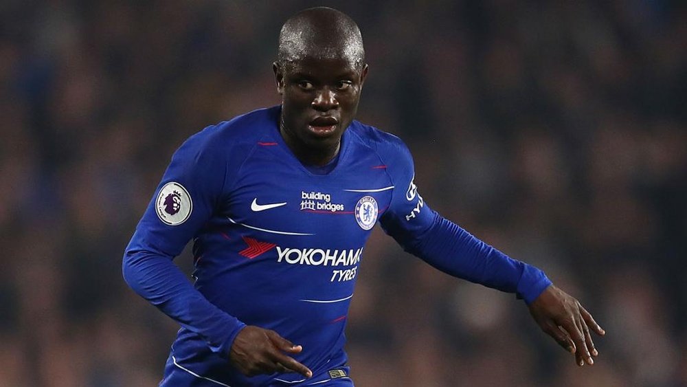 N'Golo Kanté left the field at half time with an injury. GOAL