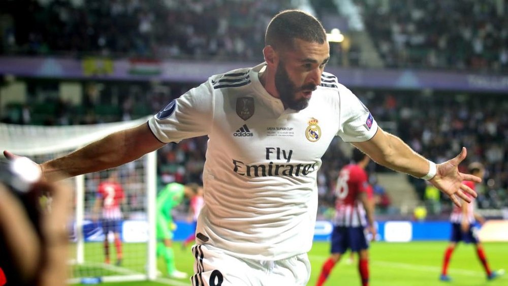 Benzema scored his 200th Madrid goal on Wednesday. GOAL