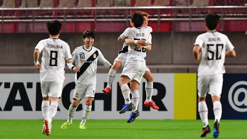 Gyeongnam FC upset holders Kashima Antlers on the road. GOAL