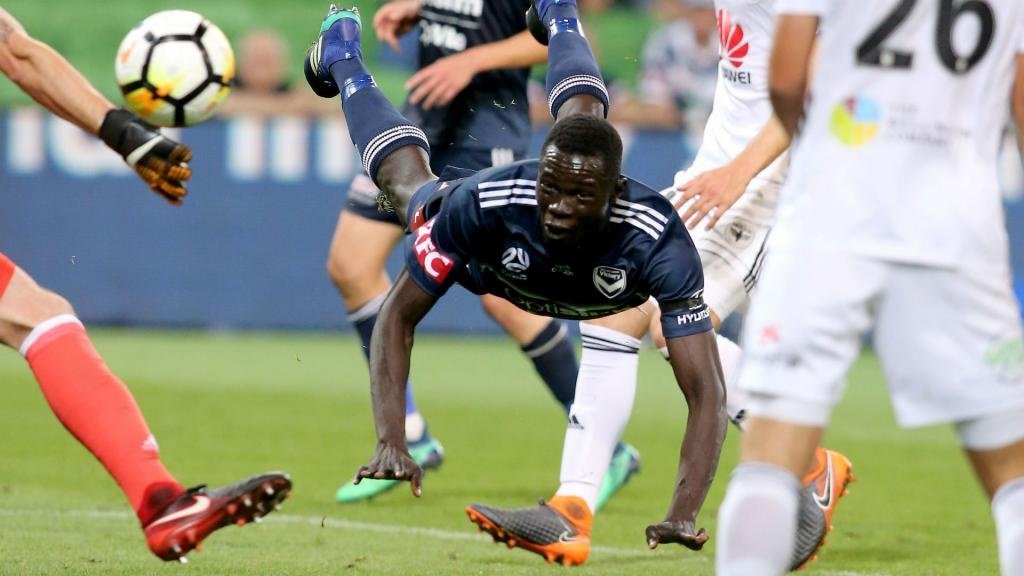 Kenny Athiu was instrumental for Melbourne Victory on Sunday. GOAL