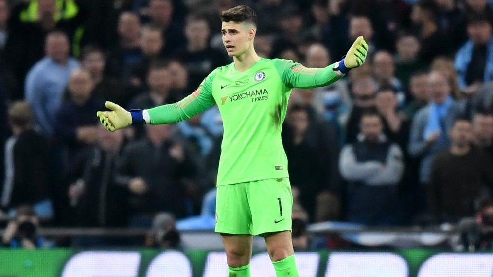 Kepa refused to be substituted against Manchester City. GOAL