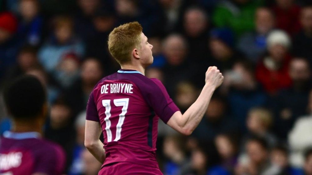 De Bryune's clever free-kick was the idea of one of Guardiola's assistants. GOAL