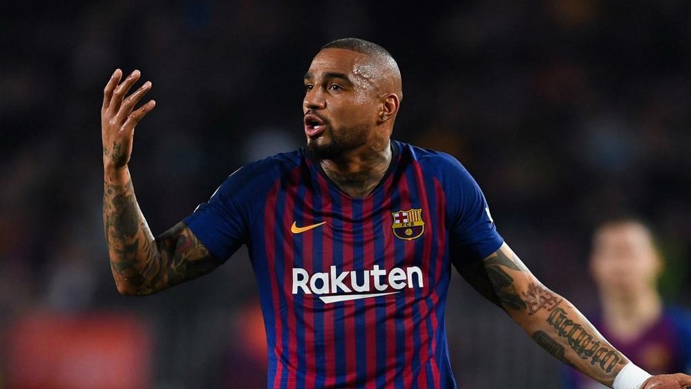 Kevin-Prince Boateng said his goodbyes to the Catalan giants. GOAL
