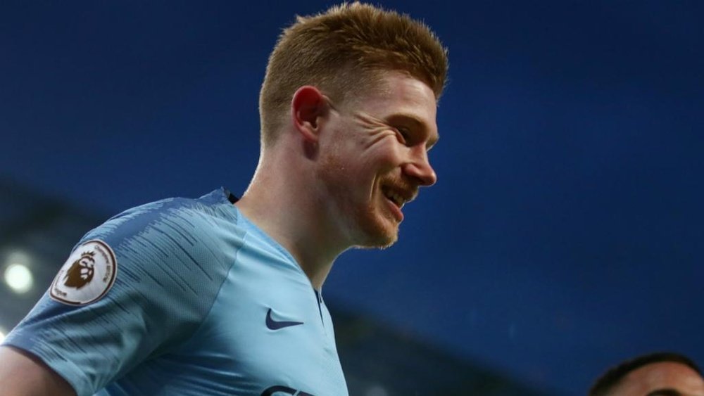 De Bruyne sustained a minor injury. GOAL