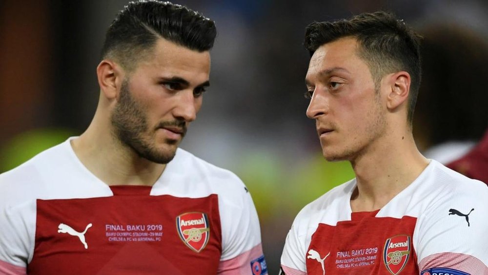 Ozil and Kolasinac were the targets of robbery over the summer. GOAL