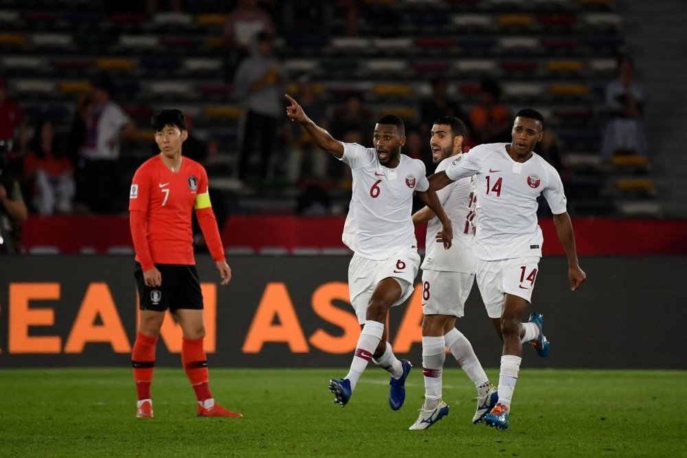 Le Qatar crée la surprise contre la Corée du Sud. AFP