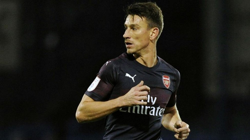 Koscielny is yet to make a senior appearance for Arsenal this season. GOAL
