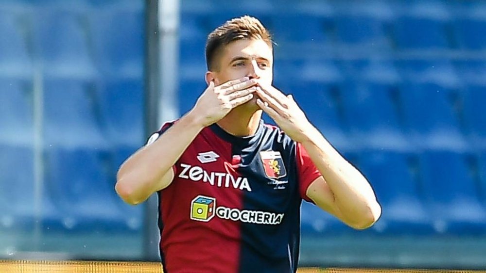 Genoa's Piatek is in the midst of blistering form at the start of this current campaign. GOAL
