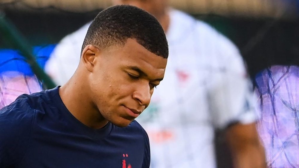 Mbappe considered taking a break from France duty. AFP