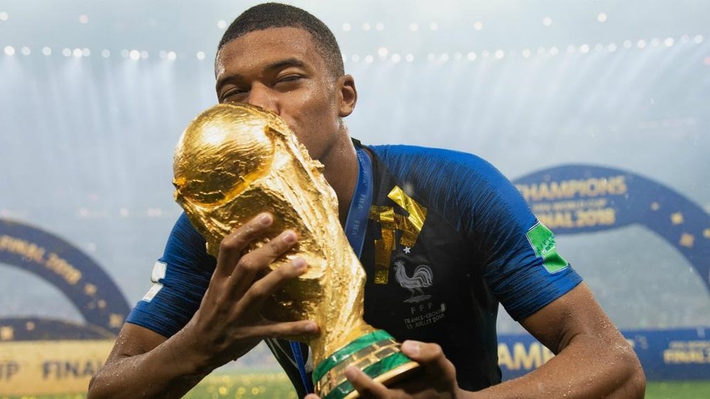 After winning the World Cup in the summer, Mbappé is ready to usurp Messi and Ronaldo at top. GOAL