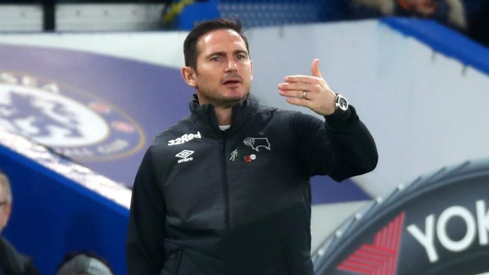 Frank Lampard could find himself on the way out of Derby County this summer. GOAL