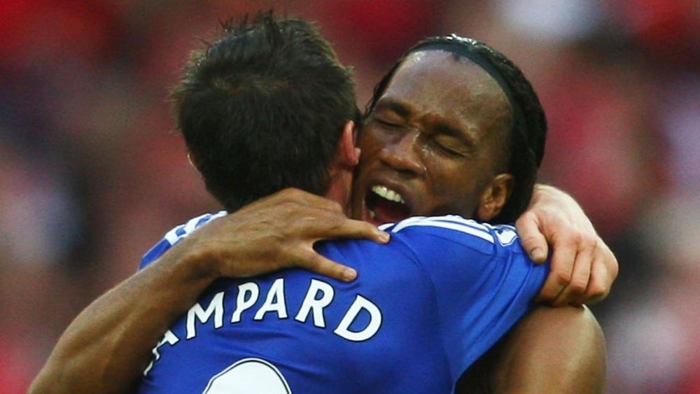Drogba and Lampard basked in success at Chelsea. GOAL