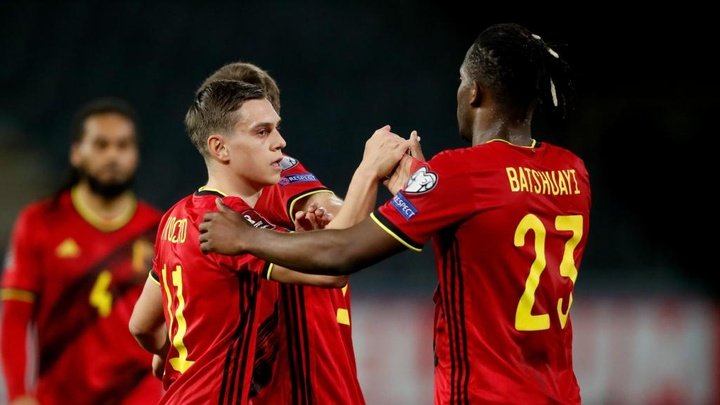 Belgium 8-0 Belarus: Trossard and Vanaken score twice as Martinez's men run riot