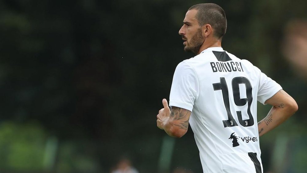 Bonucci ha vissuto Milan-Juve da ex, ma anche dalla panchina. AFP