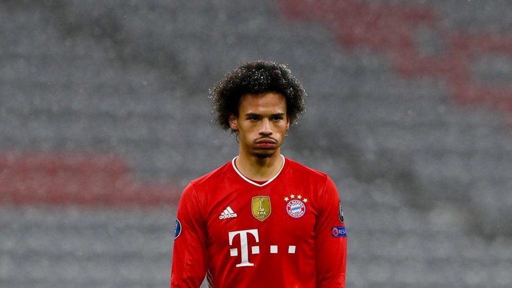 Leroy Sané vira alvo de críticas no Bayern. AFP