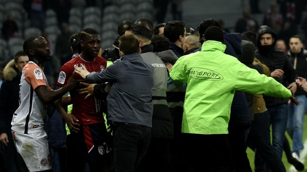 Incidents Lille-Montpellier, Yassine Benzia : 