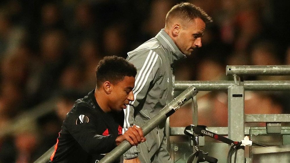 Lingard injury compounds Manchester United's Europa League frustration. GOAL