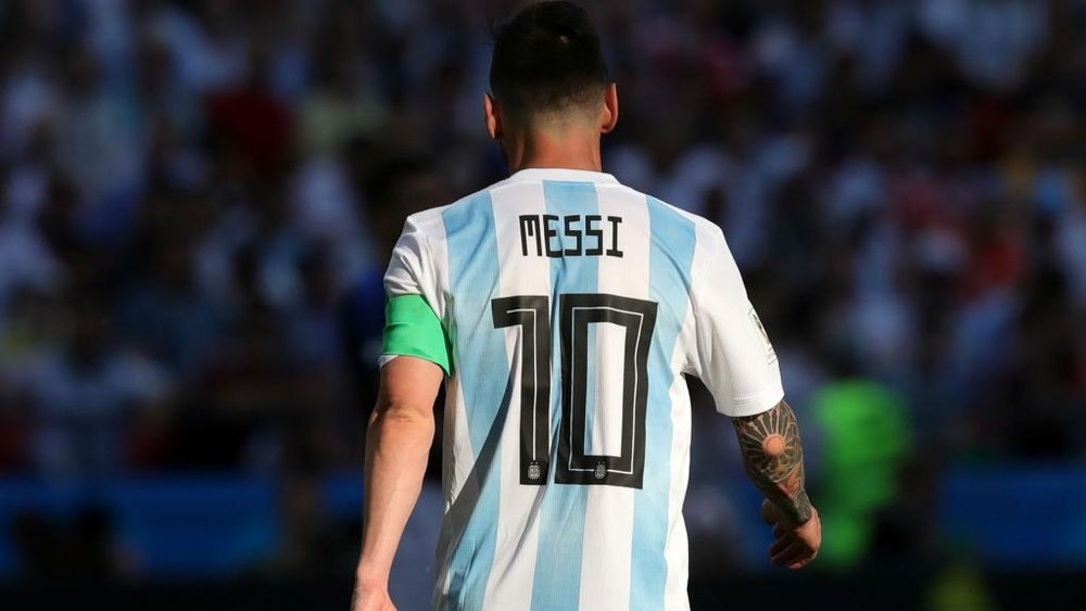 Lionel Messi Argentina France Francia World Cup 2018. Goal