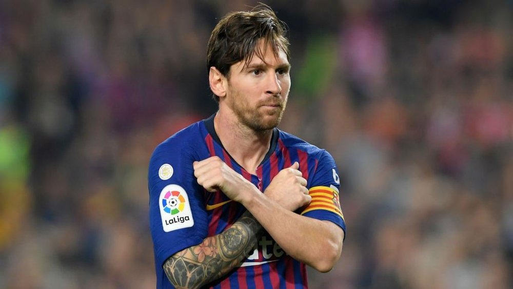 Lionel Messi Barcelona Sevilla La Liga. Goal