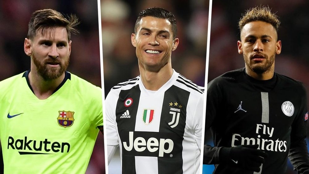 Messi à frente de CR7 e Neymar em ranking de celebridades mais bem-pagas de 2019.