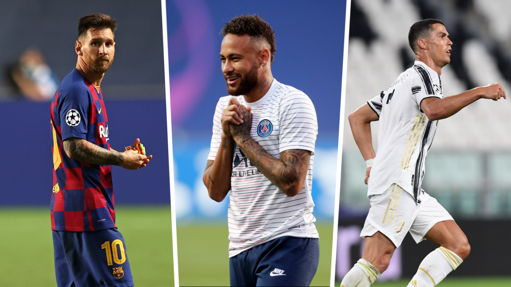 Messi, Neymar, CR7 Montagem mostra os jogadores carecas - Esportes - R7  Futebol
