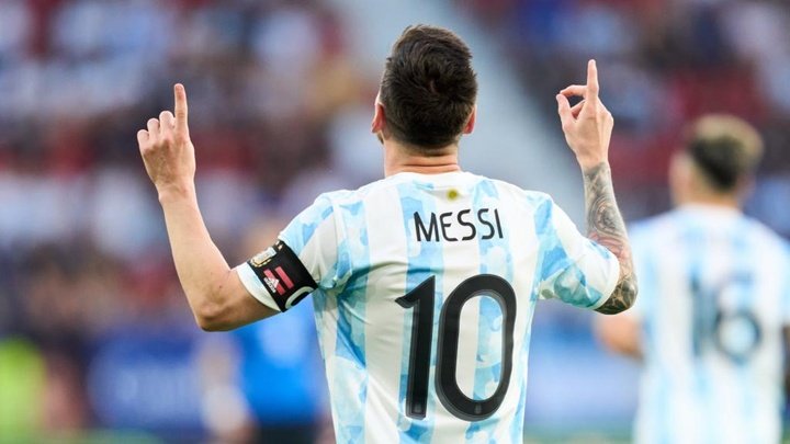 Messi could win the World Cup at the age of 35. AFP