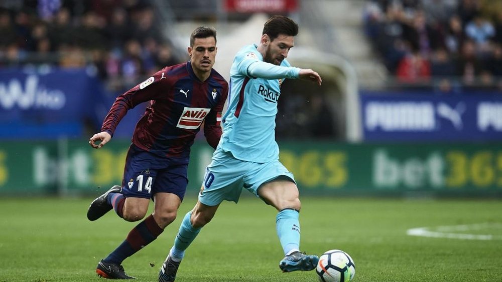 Messi has hit the post or bar more times than anyone else in a single LaLiga season. GOAL