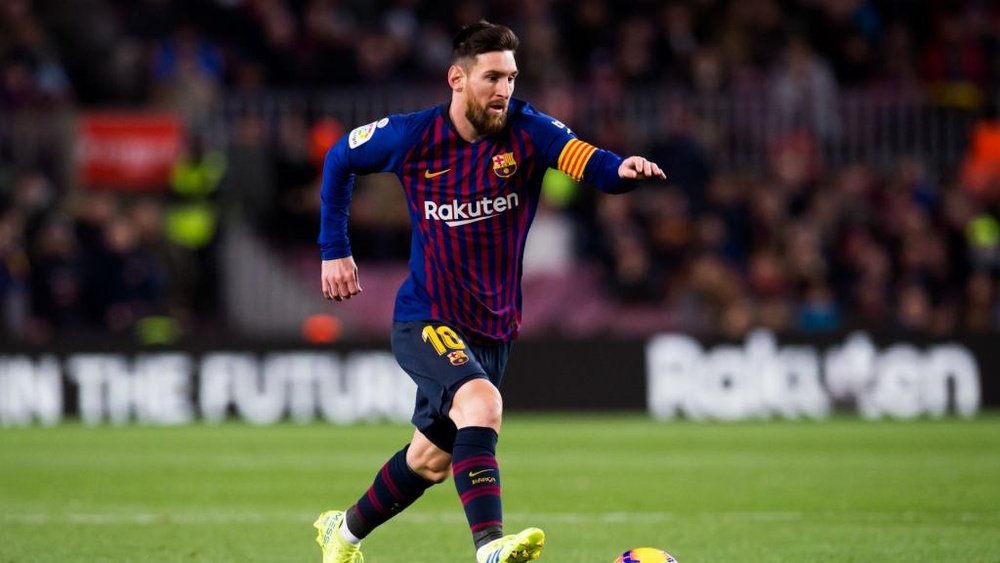 Messi scored 50th career hat-trick against Sevilla. GOAL
