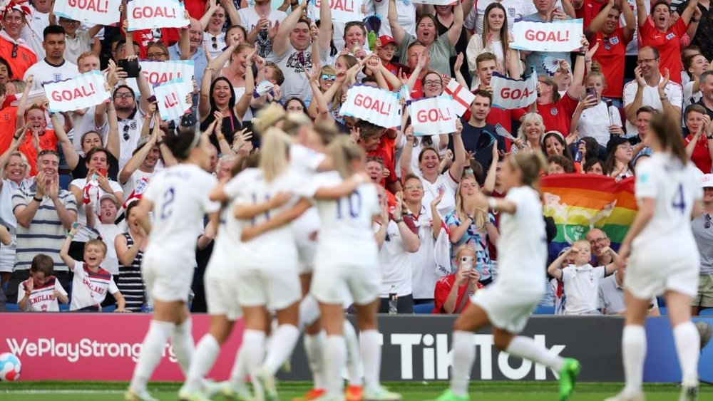 Women's Euros: England break first-half goals record set by France 24 hours earlier. AFP