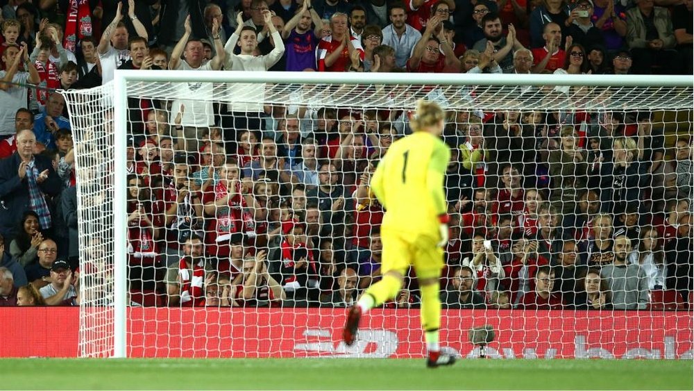 Karius was grateful for the reception he received from the fans. GOAL