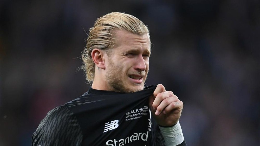 Karius has been set to leave Liverpool throughout the summer. GOAL