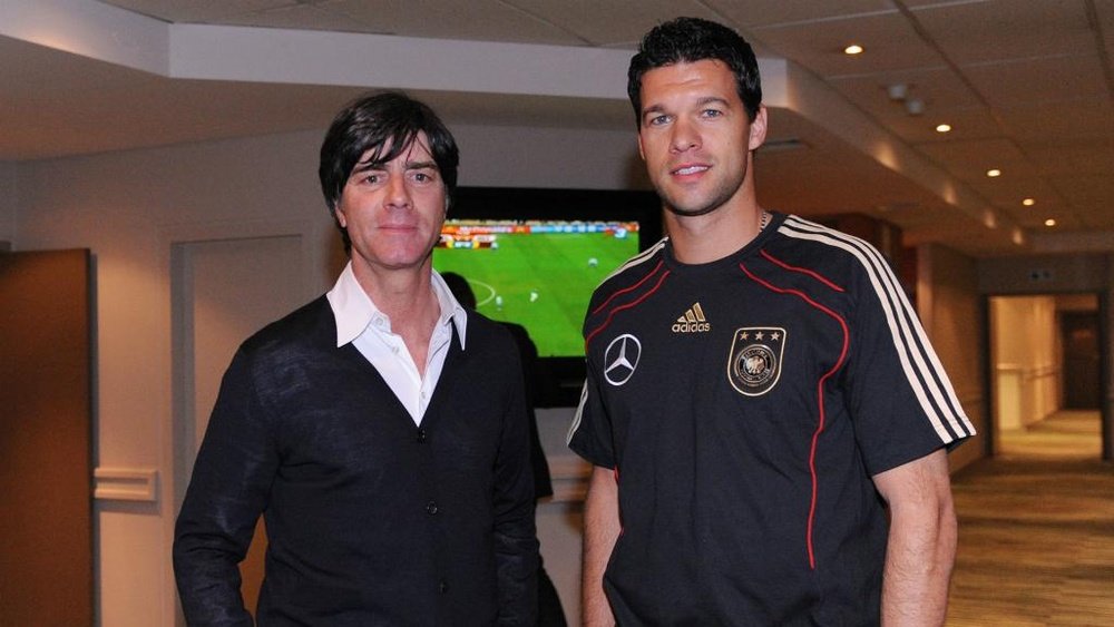 Ballack played under Löw for four years with Germany. GOAL