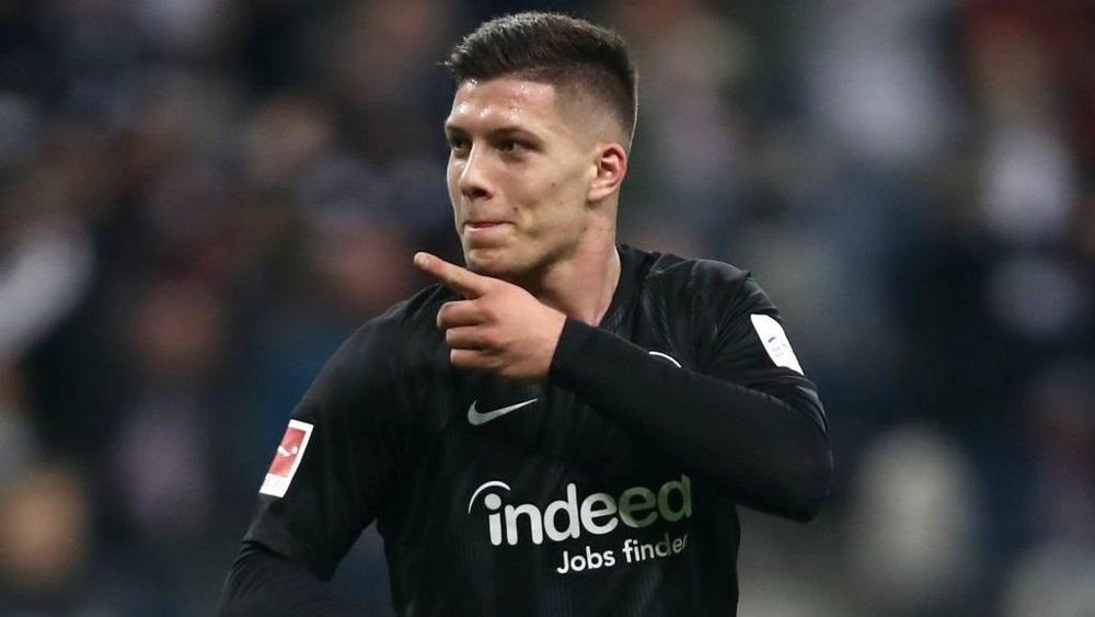 Barcelona are said to have readied a €50million offer for Luka Jovic. AFP