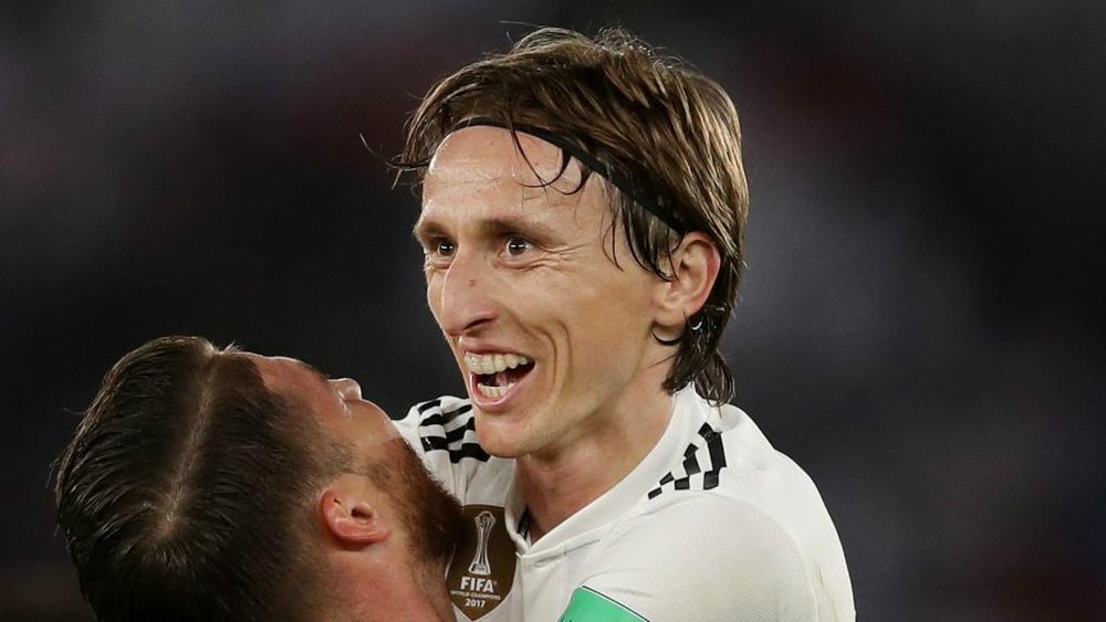 Modric opened the scoring. GOAL