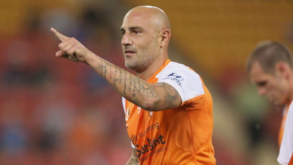 Maccarone rolled back the years for Brisbane Roar. GOAL
