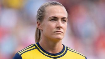 Sweden's Magdalena Eriksson has bemoaned her side's early missed chances. AFP
