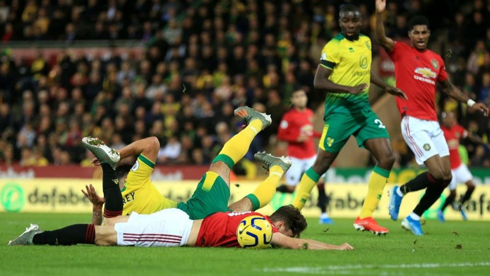 Solskjaer admits United were lucky to get one of their two penalties. GOAL