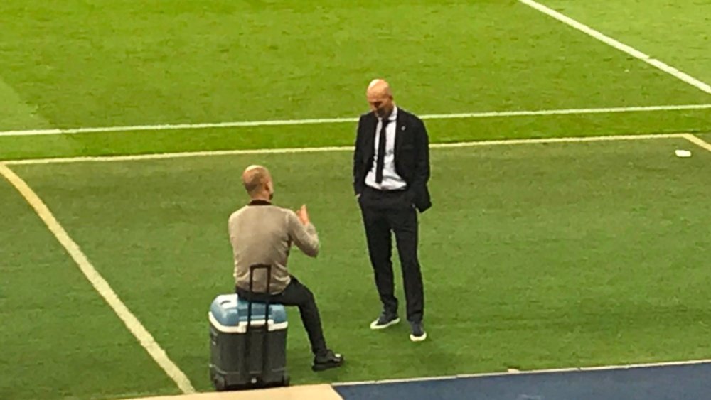 Guardiola évoque sa discussion avec Zidane. GOAL