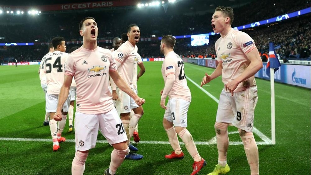 United stunned the French champions with a second leg comeback away from home